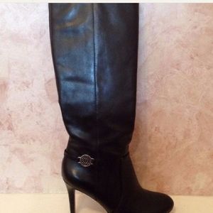 ⭐FLASH⭐NWT 🖤 COACH SUZETTE TALL LEATHER BOOTS 🖤